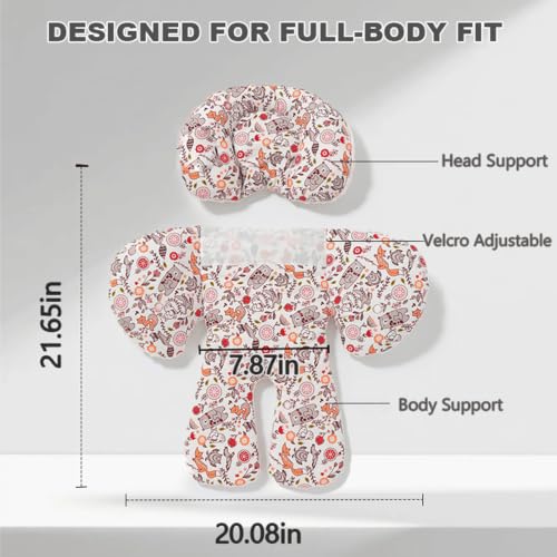 Cojín para Silla de Bebé con Almohadillas y Soporte de Cabeza miniatura 7