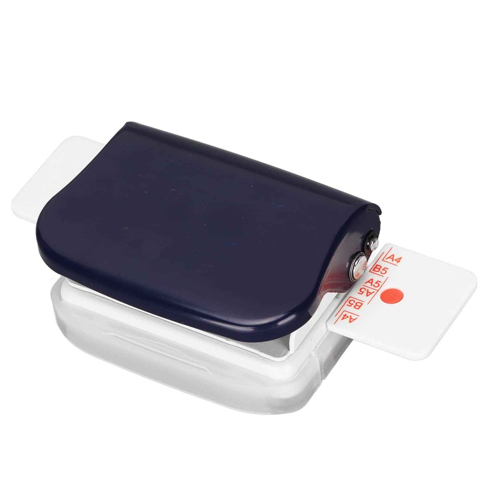 6 Holes Binding Machine, Manual Binding Machines, Mini Binding Machine, Punching 5 Sheets of Paper, Multipurpose 6 Holes Cinch Book Binding Machine for Home, Office (Blue)