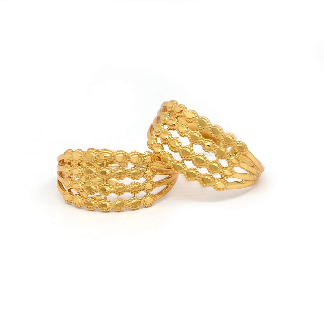Brass Gold Plated Toe Ring for Girls and Women-image-32