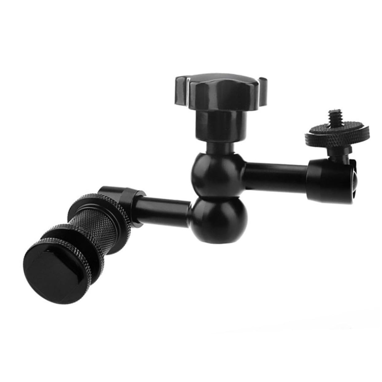2piezas Brazo Articulado para Cámara y Monitor LCD Brazo De Soporte De Fricción para Luces Led y Monitor