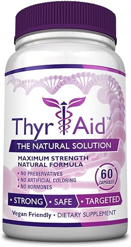 ThyrAid el mejor suplemento de apoyo tiroideo, aumenta el metabolismo y los niveles de energía y mantiene un peso saludable, apoya la función