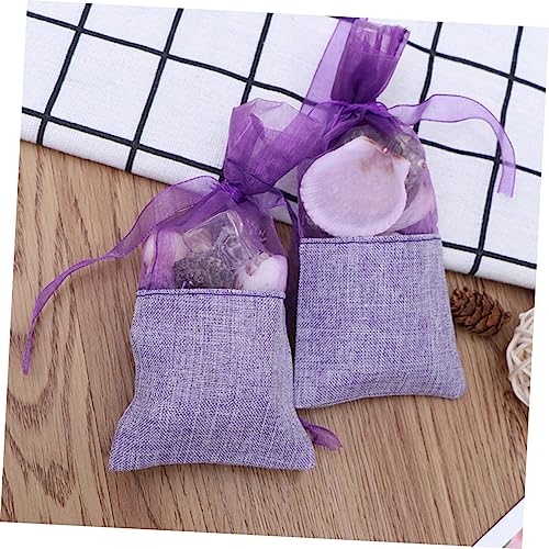 12 bolsas sachet de organza con cordón para aromaterapia miniatura 3
