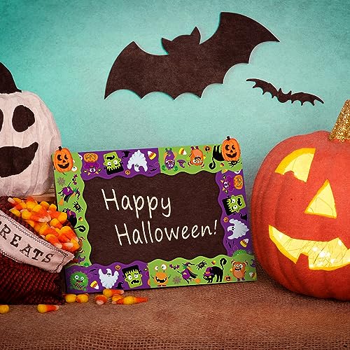 Autocollants festonnés d'Halloween pour décorer la salle de classe - 8