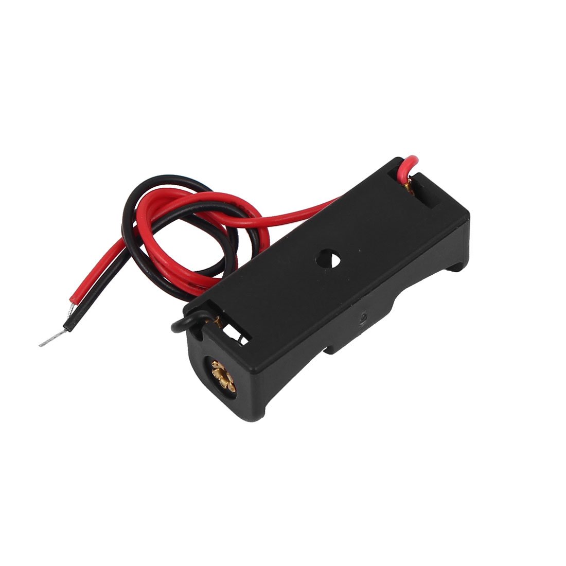 Aexit 3 Pcs Charger & Converters Spring Clip Batteries Case Open Holder Wire Leads Black for 1x 23A/12V Battery Chargers N Battery