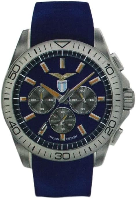 Lazio Official Football 45 mm Chronograph Look Watch p-l3412ub1