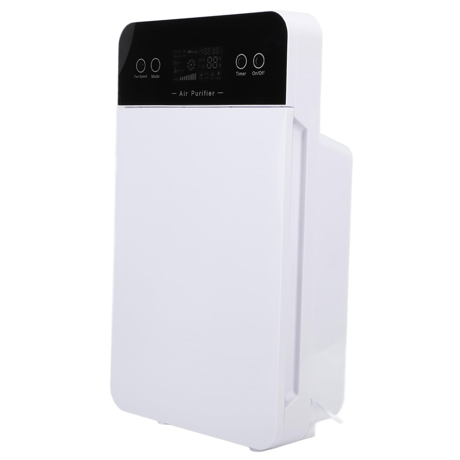Purificatore d'aria con telecomando, display LCD, ionizzatore per casa, ufficio, presa europea, 220 V, 45 W