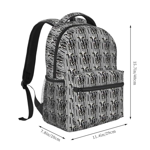 Mochila de ocio unisex con estampado de vaca para viajes 2