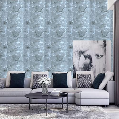 Image of SARVATRAY Self-Adhesive Wallpaper, Kitchen Stickers Oil Proof Heat Resistant, Wall Stickers, Vinyl Sheet, Kitchen Sheet 2 X 6.5 SQ FT (2 M Grey WS)