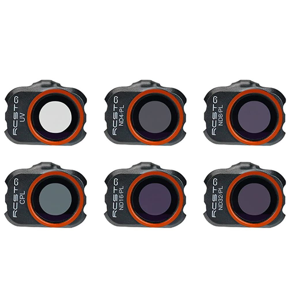 Juego de filtros para cámara ND4 ND8 ND16 ND32/PL 6 unidades