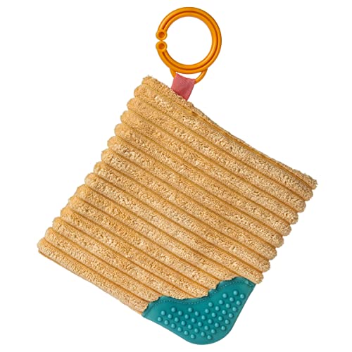 Image of Mary Meyer Crinkle Teether Toy with Baby Paper and Squeaker, 6 x 6-Inches, Lil' Hero