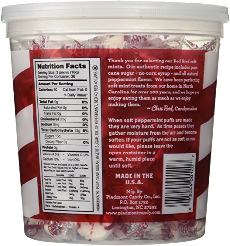 Red Bird Peppermint Puffs 18 Oz Tub (Original Version) #TOP1