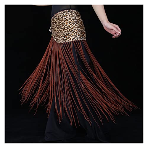 Lenço de quadril para dança do ventre 10 cores Acessórios de roupas para prática de dança do ventre