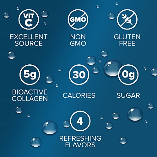 B'EAU Collagen Water, Raspberry Hibiscus, 12 Fl Oz, 12 Pack - Image 5