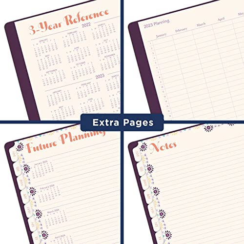 Cambridge 2023 Weekly & Monthly Planner, 8-1/2" X 11", Large, Sundance, Purple (5051-905) #TOP3