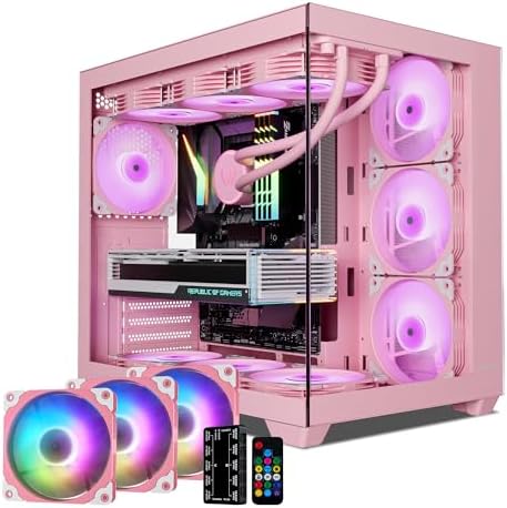 Amazon.com: Vetroo AL900 ATX PC Case with 270° Full View Tempered Glass ...