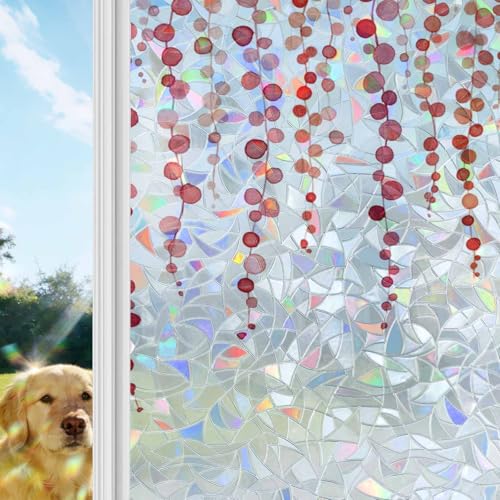 Película decorativa para ventana tamaño 19.6 x 39.3 pulgadas