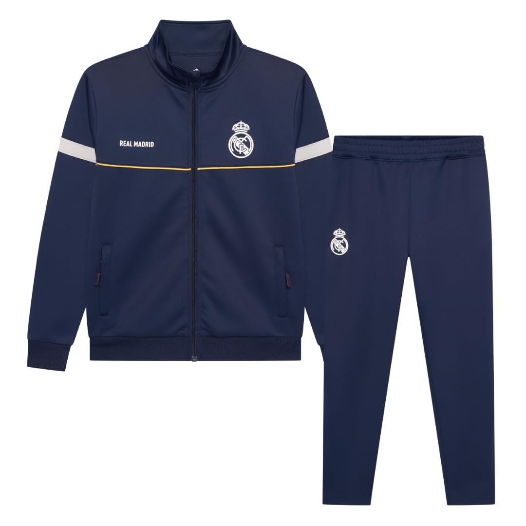 Real Madrid Unisex Blue Polyester Tracksuit