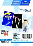  LabelOcean Premium Fotopapier A4 230g/qm High Glossy hochglänzend wasserfest 100 Blatt