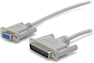 StarTech.com 10 ft Cross Wired DB9 to DB25 Serial Null Modem Cable - F/M - Null Modem Cable - DB-9 (F) to DB-25 (M) - 10 ft (SCNM925FM)