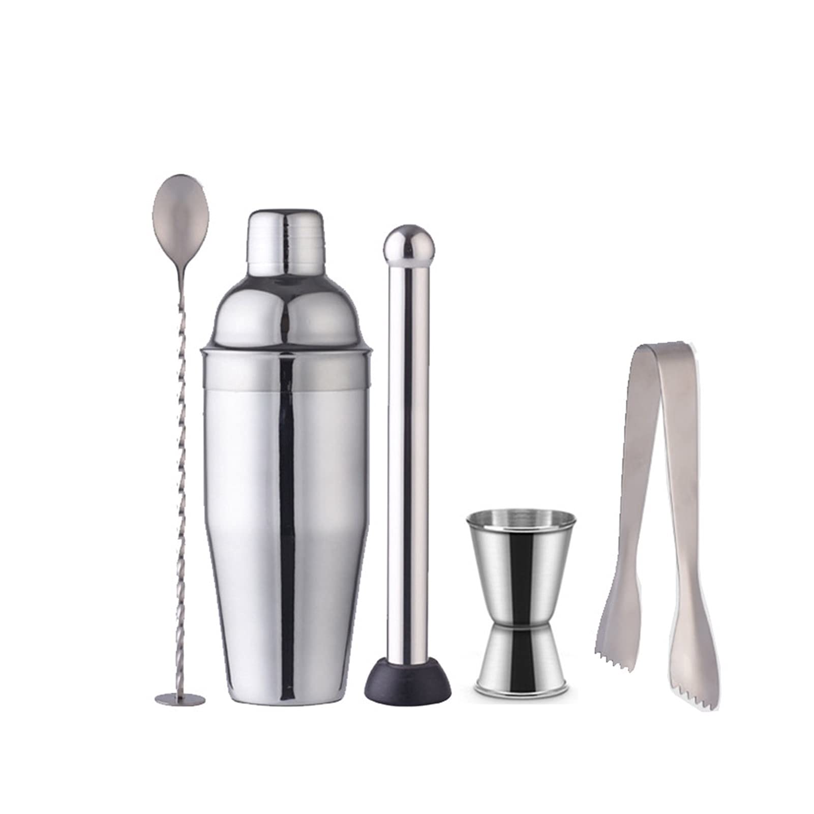 Cocktailshaker 700ml Cocktail Shaker Edelstahl Cocktail Shaker Set Mixer Wine Martini Shaker for Barkeeper Getränk Party Bar Tools Zubehör Cocktail-Sets (Color : K5-40)