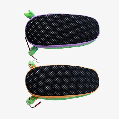 Image of Odd Sox - 3D Cartoon Slippers for Men & Women - Soft Plush Slip-On House Shoes, Cozy Gift Idea for Animation Fans