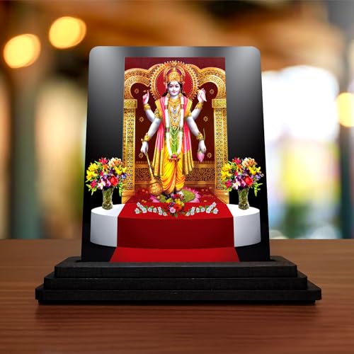 Image of Vishnu Dev Ji 5471 Car Dashboard Idols Figurine Showpiece|for Temples|for Home|All Purpose