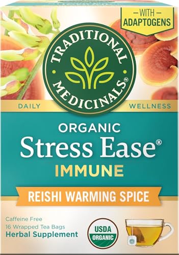 Image of Traditional Medicinals Organic Stress Ease Immune, 16 Tea Bags