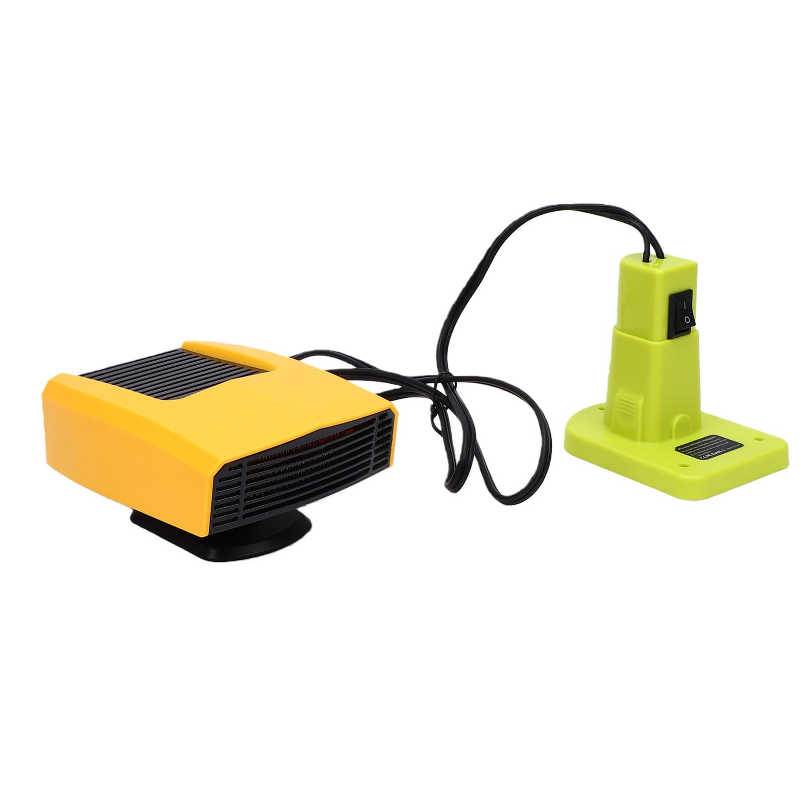 ViaGasaFamido Riscaldatore Portatile Senza Fili, Stufa Elettrica Compatta | Compatibile con Batteria Roybi 18V, 3 modalità, 2 USB, Compatto per Officina