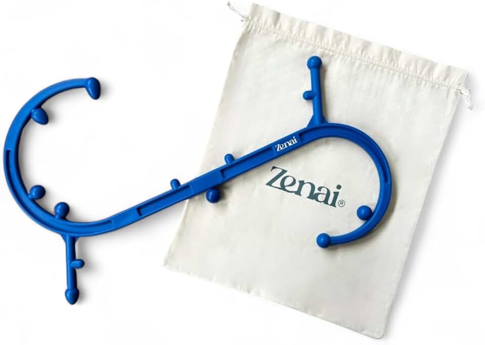 Zenai - Massageador para Pontos Gatilho – Gancho Ergonômico, Alívio de Nódulos e Tensões Musculares
