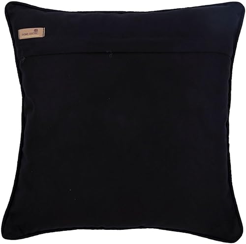 Miniatura 75 de The HomeCentric Funda de cojín, funda de cojín decorativa marrón de 20 x 20 pulgadas, fundas de almohada de piel sintética con textura y almohadas