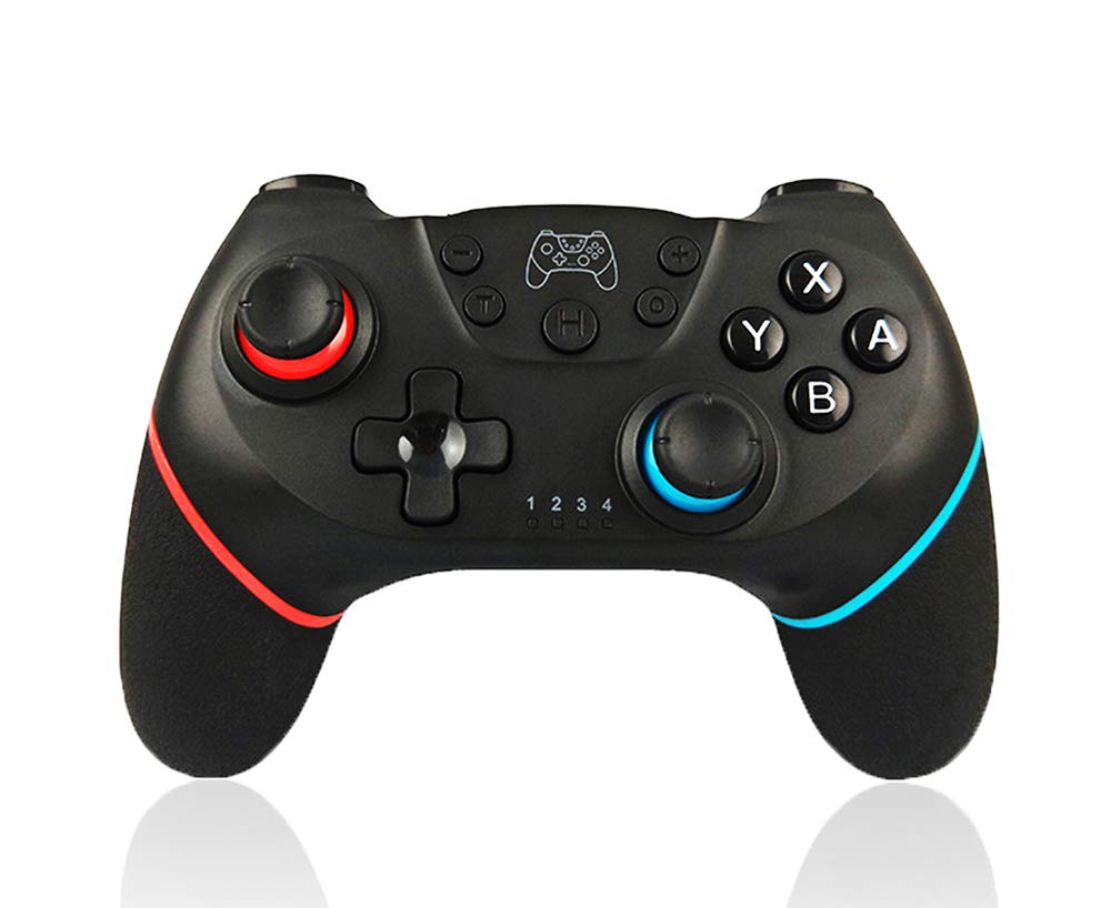 Wireless Switch Pro Controller, Wireless Switch Gamepad Compatible with Switch Console, Dual Electric Motors and 6-Axis Gyro Motion Remote Joystick for Nintendo Switch Console