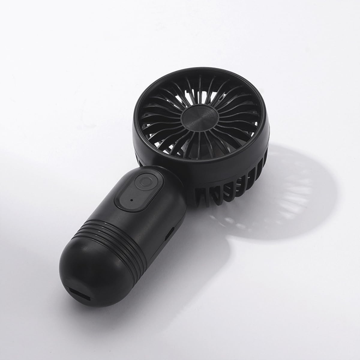 Mini ventilador portátil recargable por USB, ligero, velocidad del viento ajustable para alivio del calor en verano, ideal para uso diario, bonito diseño