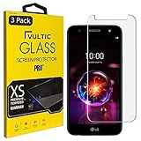 [3 Pack] Vultic LG X Power 2/3 Screen Protector Tempered Glass [Case Friendly] Film Cover for LG XPower 2 and LG XPower 3