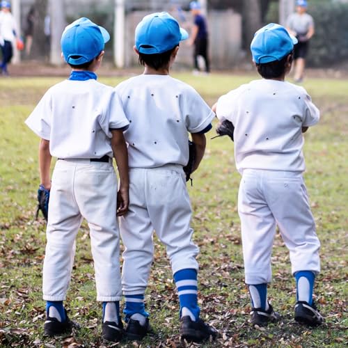 Image of Shyyween Kids Baseball Caps Youth Adjustable Plain Baseball Hats Cotton Blank Hats Bulk for Girls Boys Sport Team