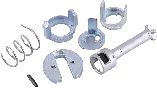 Kit de reparación de cerraduras de puerta, e46 7 piezas de reparación de cilindros de cerradura delantera izquierda derecha kit de reparación de