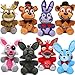 FNAF Five Nights At Freddy'S Nightmare Freddy Bear Foxy Springtrap Bonnie Peluches 18Cm, Cute Five Nights At Freddy'S Soft Stuffed Animal Dolls Regalos
