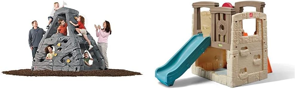 Step2 Skyward Summit - Gray & Naturally Playful Woodland Climber II | Kids Activity Climber Outdoor Playset : Toys & Games
