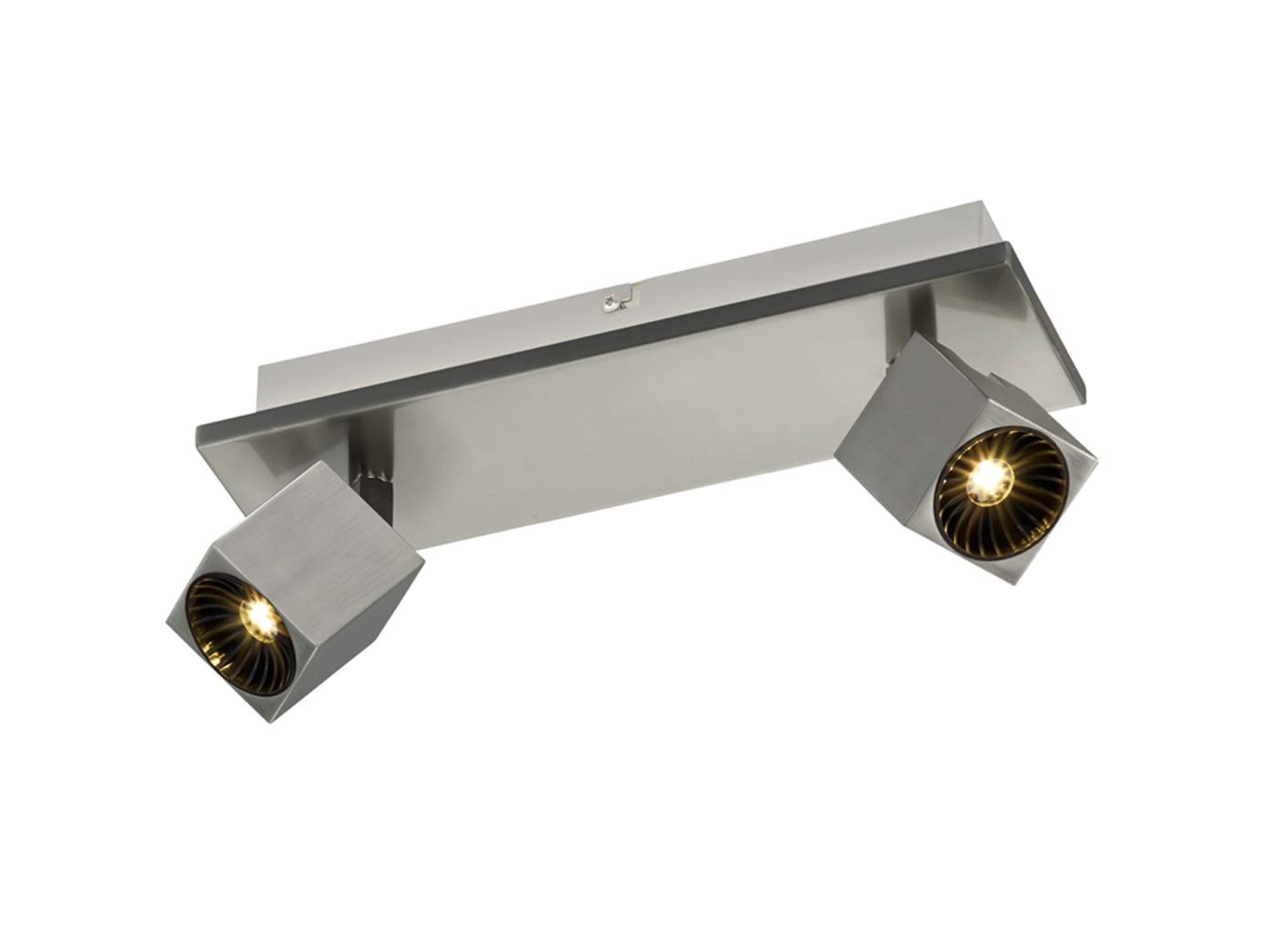 Trio Leuchten LED Strahler Cuba 828510307, Metall Nickel matt, inkl. 2x 4 Watt + 3x 4 Watt LED
