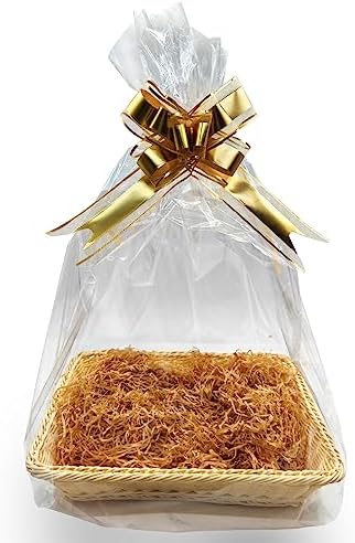 Woodluv Create Your Own Wicker Gift Hamper Basket Kit Use For Christmas ...