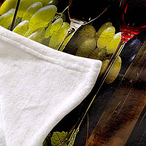 Couverture flanelle vin de raisin 150x200cm pour canapé