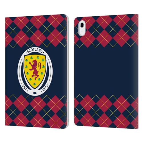 Coque iPad Air 2022 Écosse Foot - Protection écran et fentes cartes pour voyage et bureau