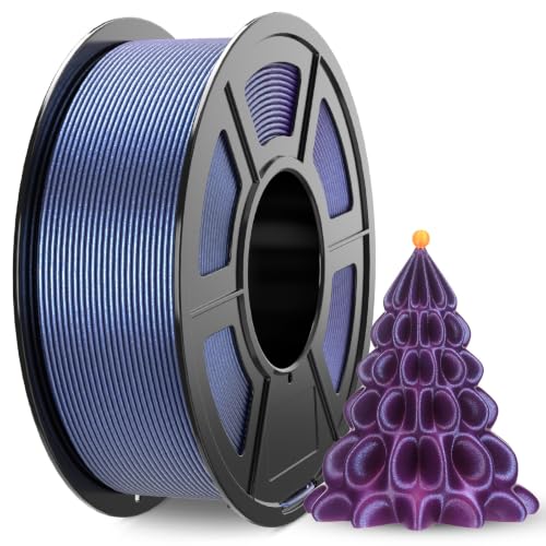 Image of JAYO Galaxy PLA 3D Printer Filament 1.75mm, Purple 1.1kg Spool | Sparkle Glitter Finish, Color-Shifting Effect, ±0.02mm Accuracy, Tangle Free, Fits for Most FDM 3D Printers