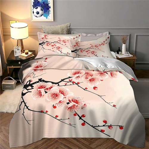 Parure de lit imprimé 3D fleurs printanières, idée cadeau pour enfant - 6