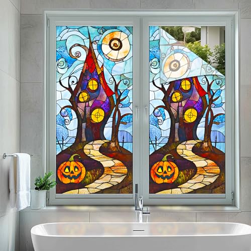 Vinilo Decorativo para Ventana con Diseño Halloween 39.3 x 17.7 in miniatura 5