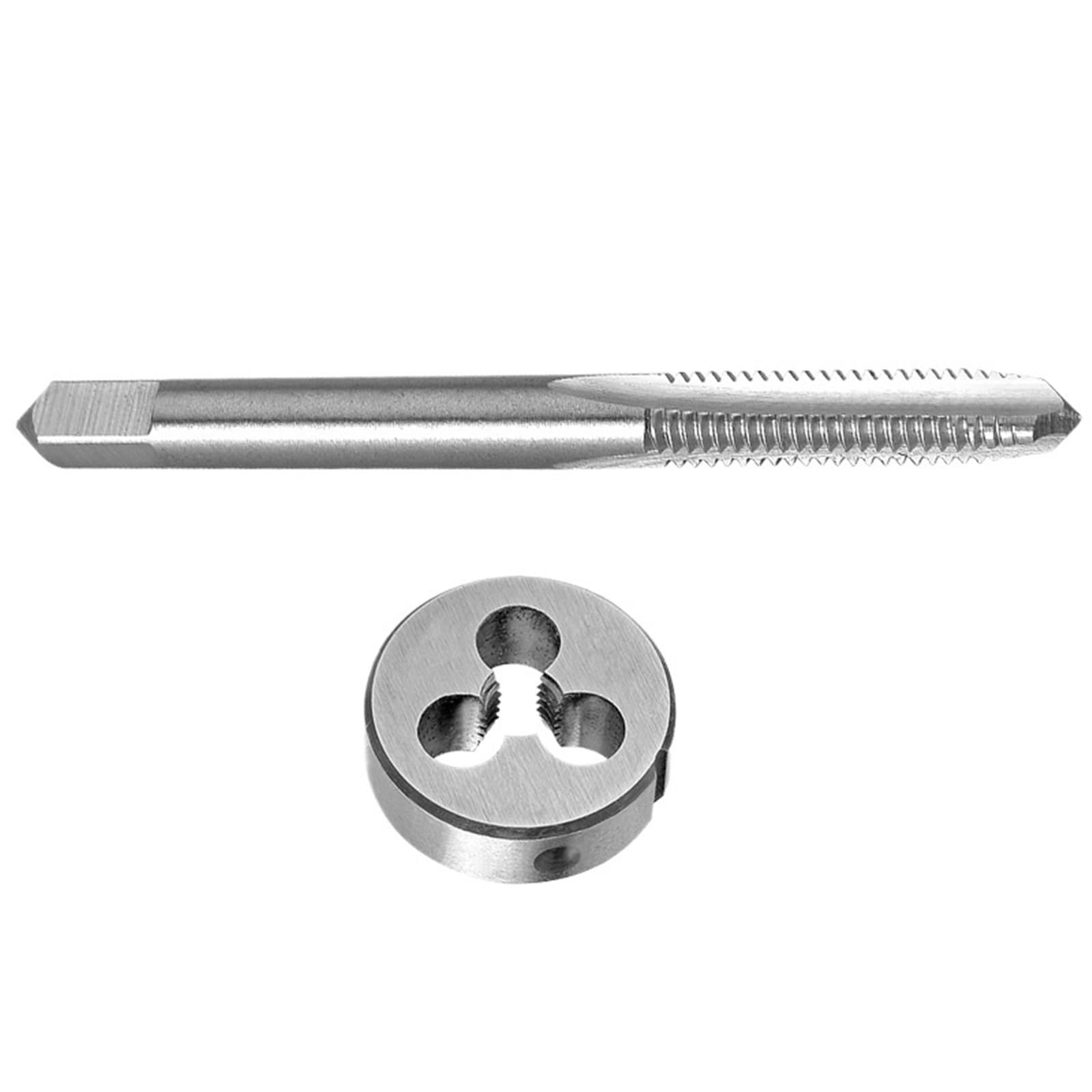 Zestaw gwintowników i narzynek 1/4"-28UNF, gwintowniki maszynowe 1/4x28 HSS i narzynki okrągłe