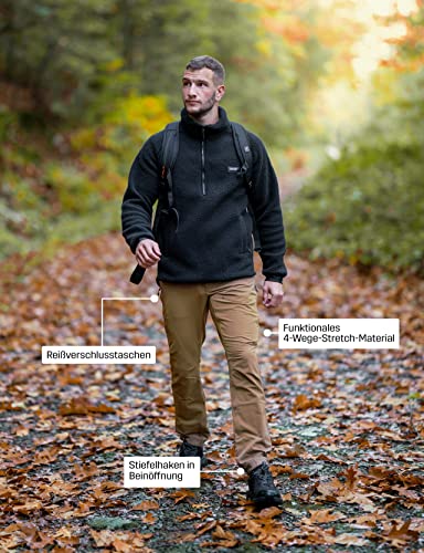 RevolutionRace Herren Explorer Outdoor Jeans, Outdoorhose perfekt für den Alltag und alle Outdoor-Aktivitäten, Cub, M