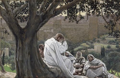 Pintura al óleo clásica de Cristo de 60x90cm para renovar paredes vacías