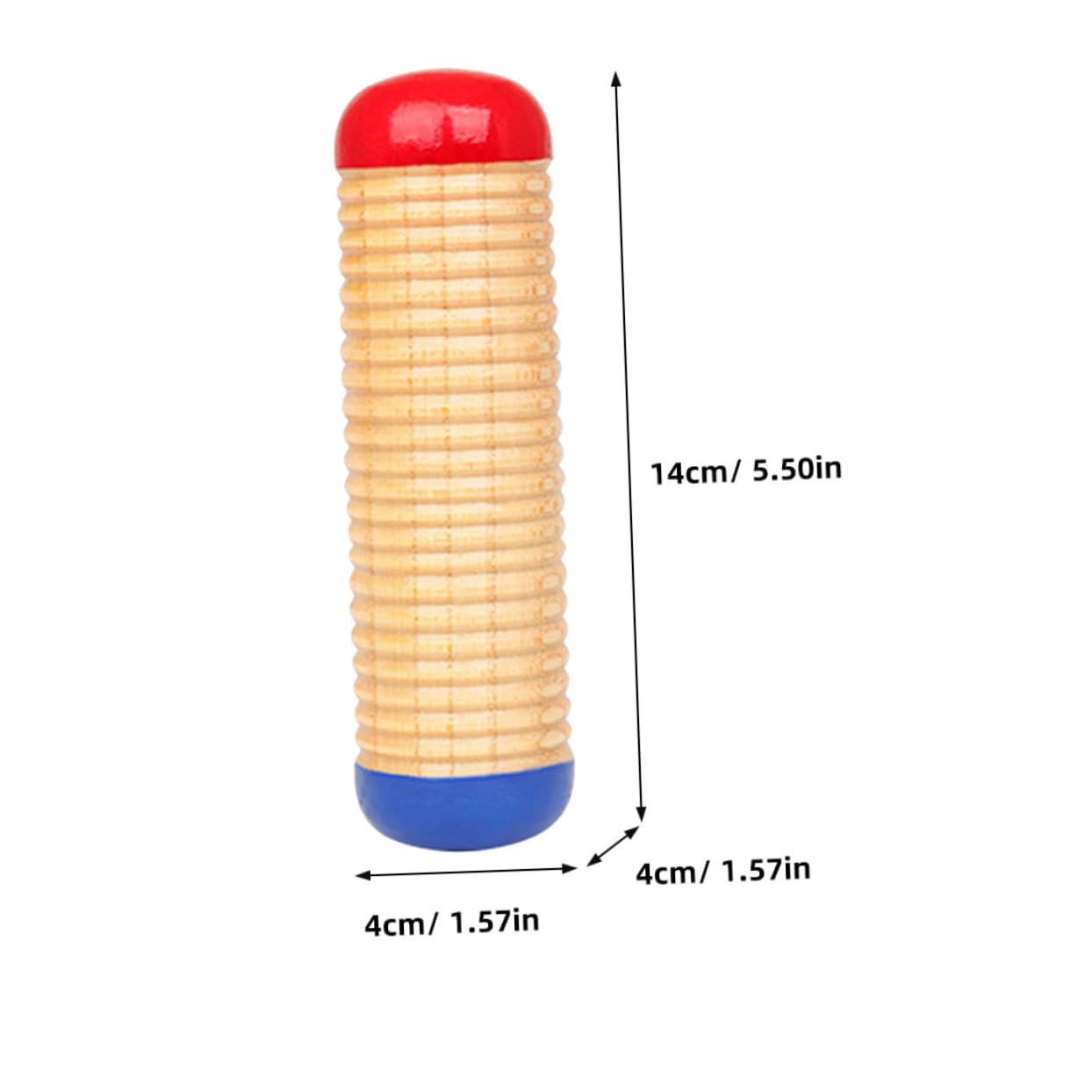 OFFSCH Versatile Musical Shaker Set Sand Drum Instrument Wooden Rhythm Hammers for Performing