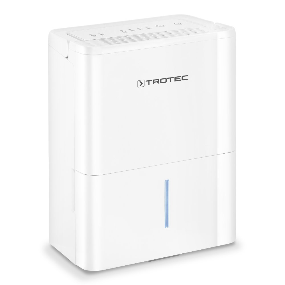TROTEC Deshumidificador TTK 32 E, 14 L/día, Habitaciones 15m² / 37m³, Depósito 2,1 L, 1 Velocidad