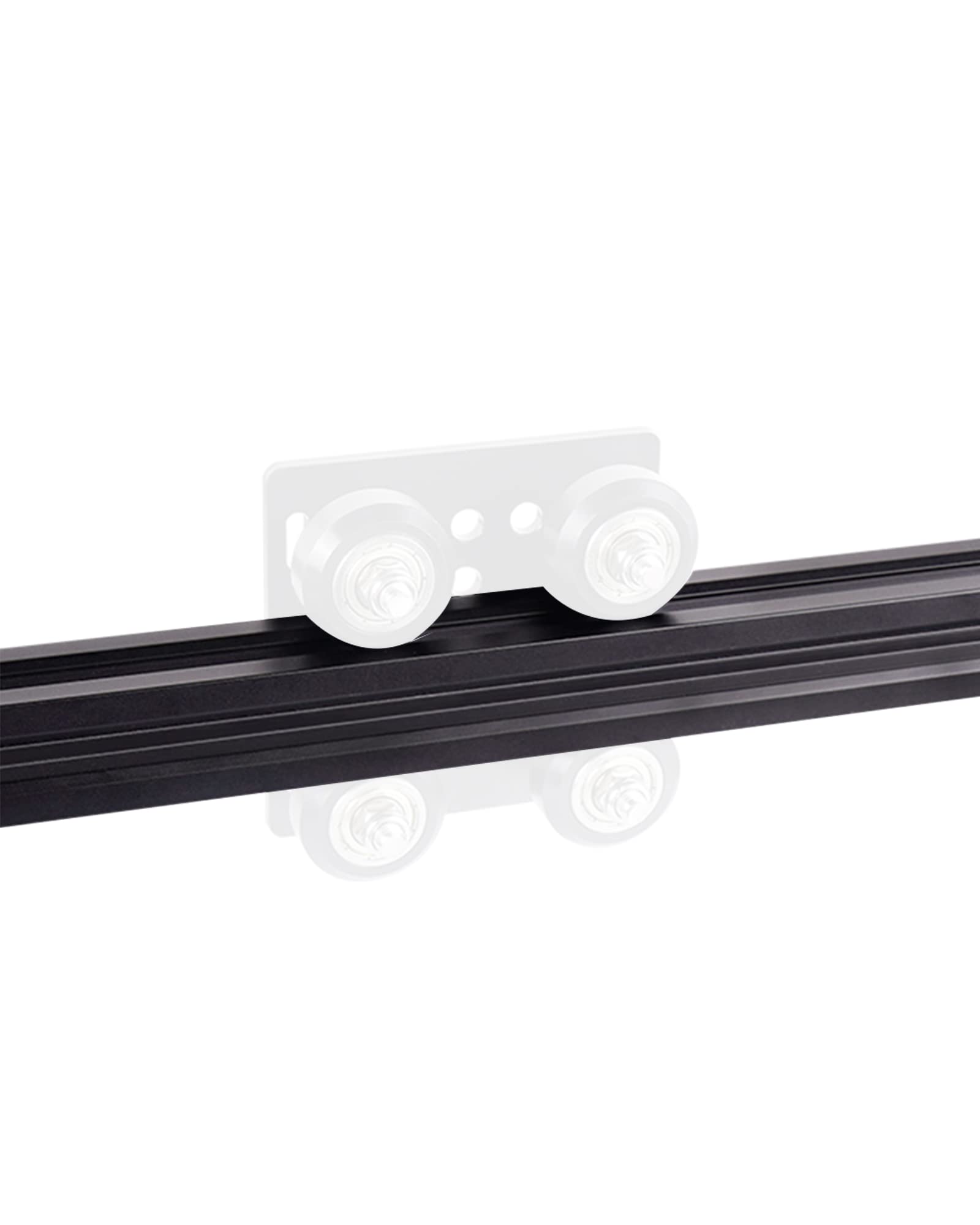 Euroharry 2pcs 700mm 2040V type European standard anodized black aluminum profile extrusion linear rail for 3D printers and CNC DIY laser engraving machine
